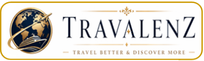 Travalenz logo for a travel inspiration and planning website